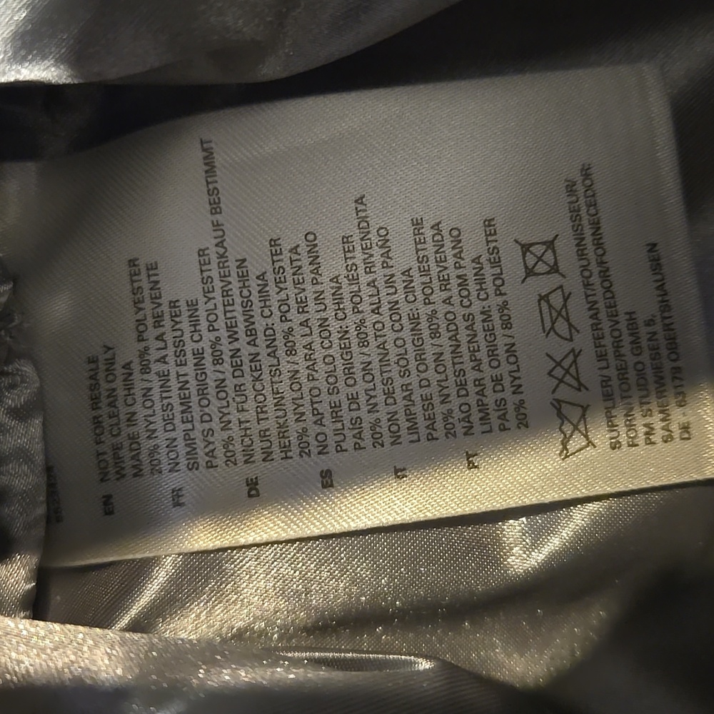 Swarovski Blue Velvet With Crystal Accents NWOT - Picture 5 of 7